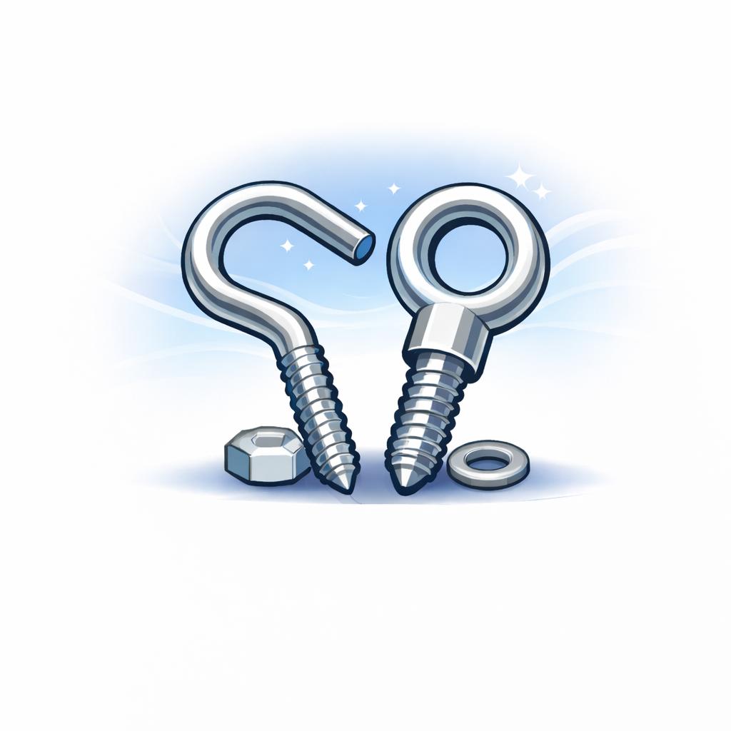 Fastening - Screw Eyes &amp Screw Hooks ()