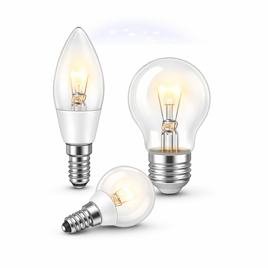 Lamp - Halogen - Candle &amp Fancy Round (2)